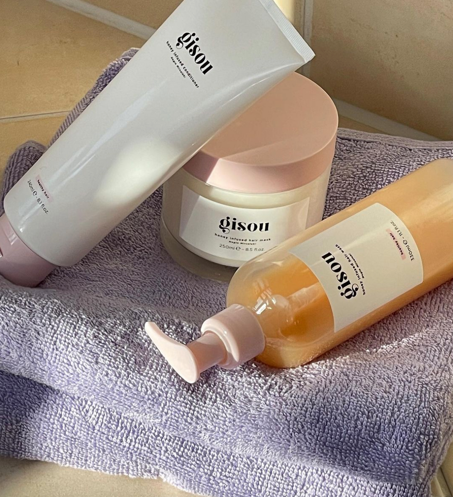 Hair Wash, Conditioner and Mask bottles